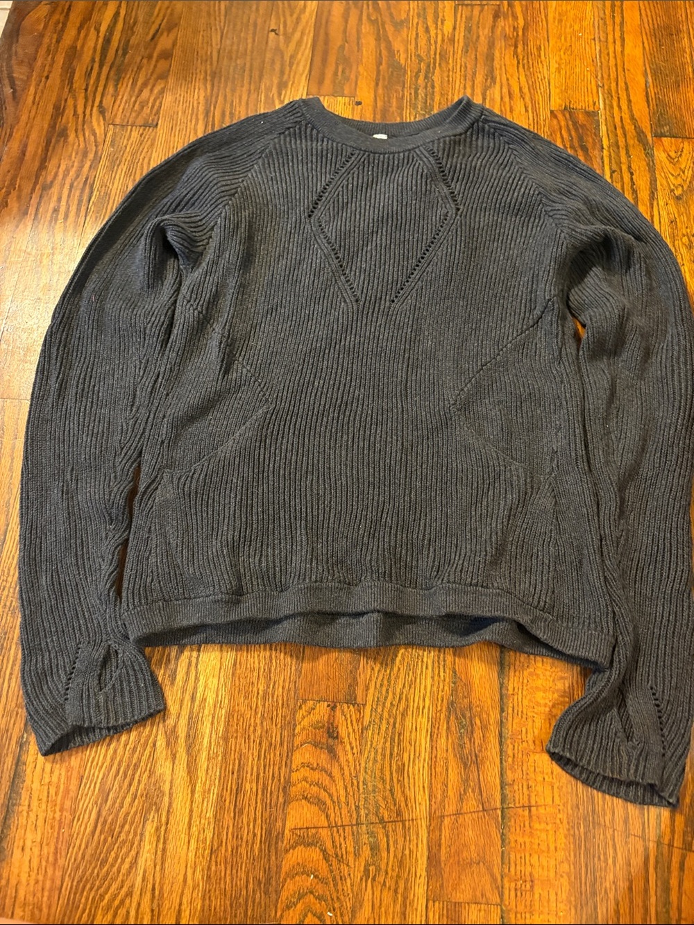 🎉lululemon athletica Charcoal Knittex Crewneck Sweater
